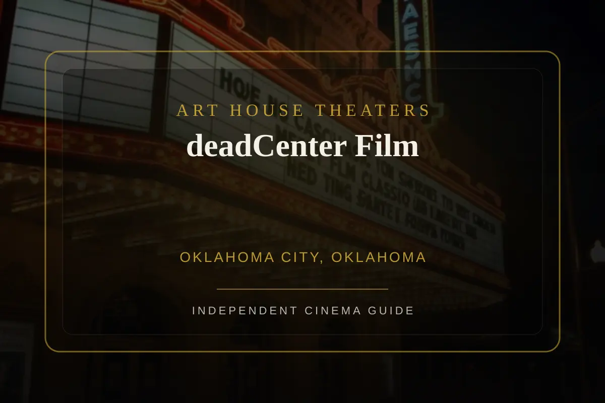 View of deadCenter Film, an art house theater in Oklahoma City, Oklahoma
