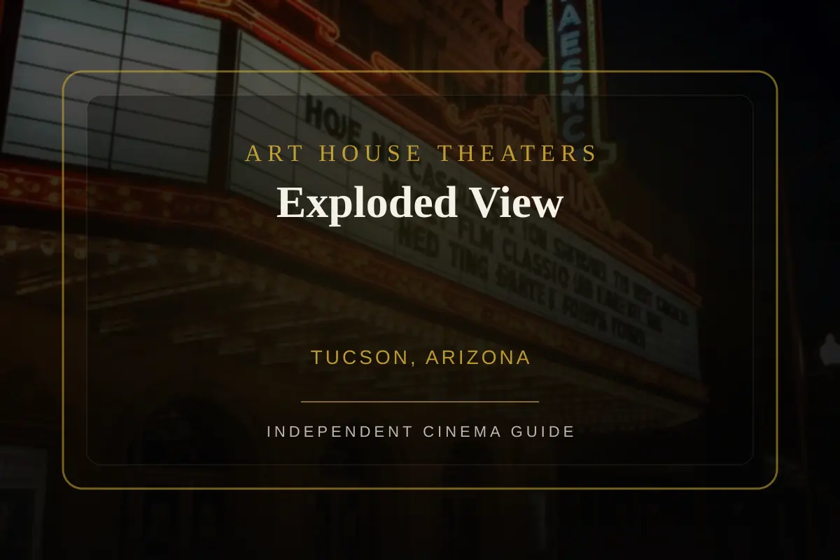 View of Exploded View, an art house theater in Tucson, Arizona