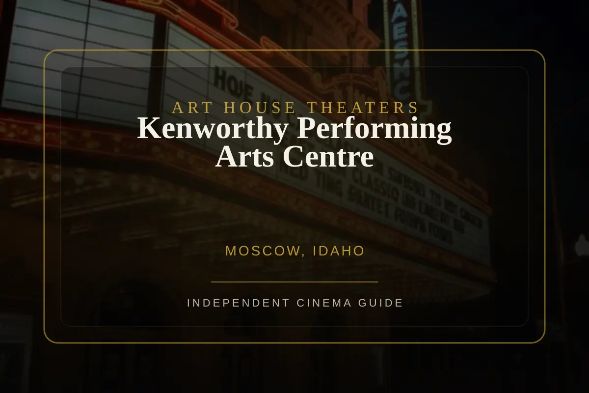 View of Kenworthy Performing Arts Centre, an art house theater in Moscow, Idaho