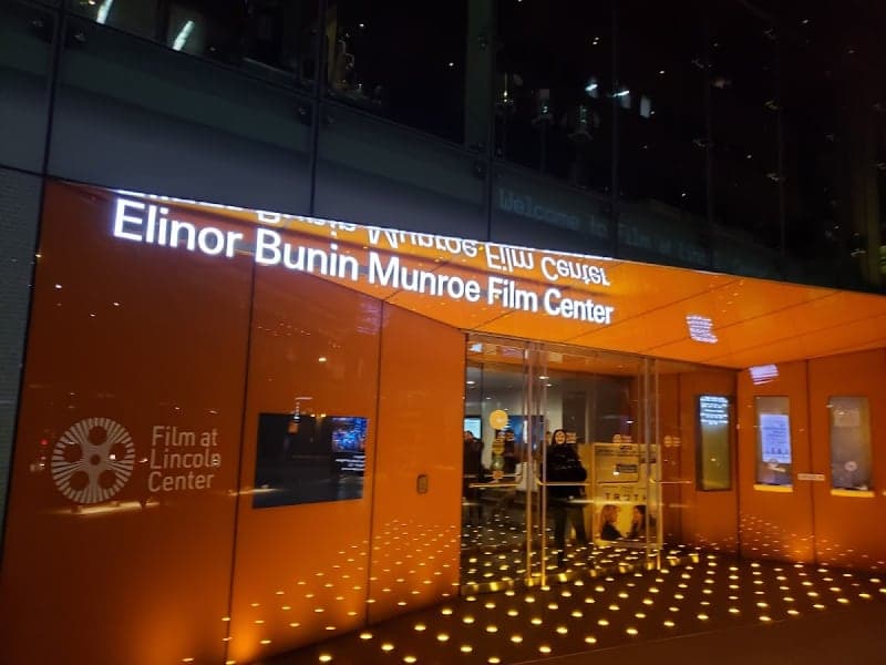 Exterior or interior view of Elinor Bunin Munroe Film Center - Lincoln Center, an art house theater in New York, New York