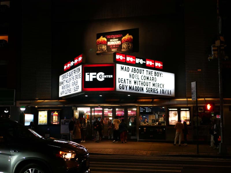 Exterior or interior view of IFC Center, an art house theater in New York, New York