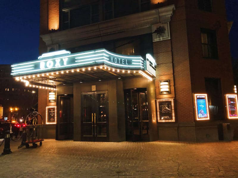 Exterior or interior view of Roxy Cinema, an art house theater in New York, New York